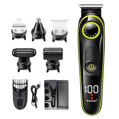 KM-696 5 in 1 Grooming Kit – all-in-one Styling Tool