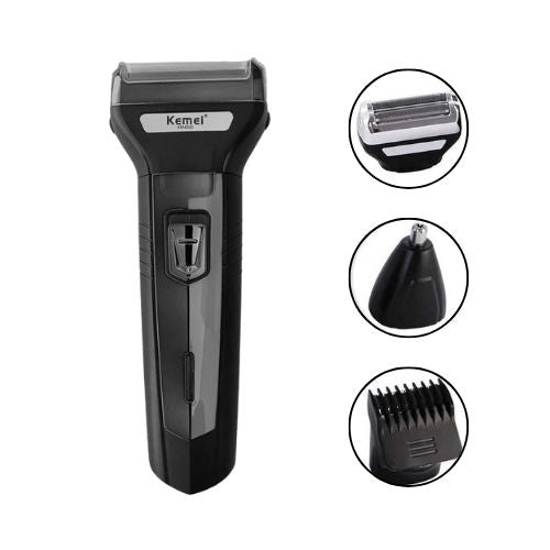 Kemei KM-6331 3 in 1 Grooming Kit – USB Charging Edition