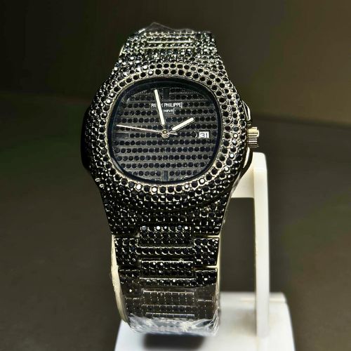 Patek Philippe Iced-Toned Black – Luxury Stone Edition